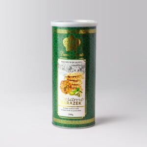 Barazek (Sesame & Pistachio Cookies) Can - Image 3
